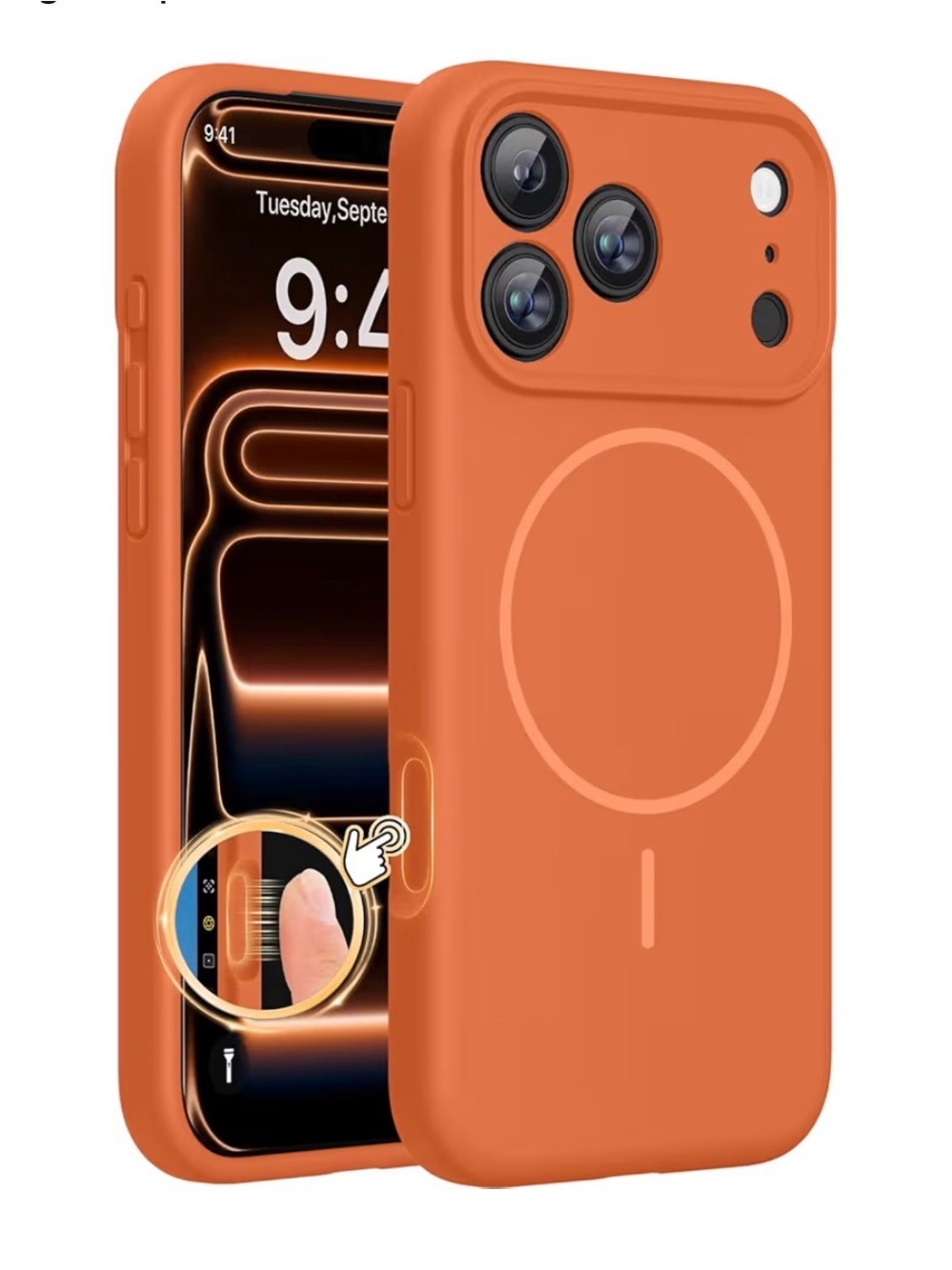Miracase Magnetic for iPhone 17 Pro Max silicone Case
